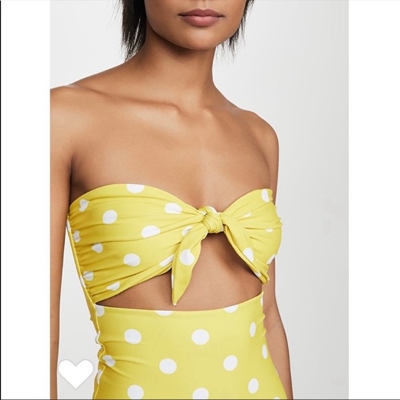 MIKOH Lana 2 strapless knot detailed one piece swimsuit size M - Picture 5 of 5